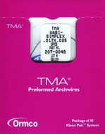 Дуга TMA формы Broad Arch .019 х .025 с низким трением большая, для верхней челюсти